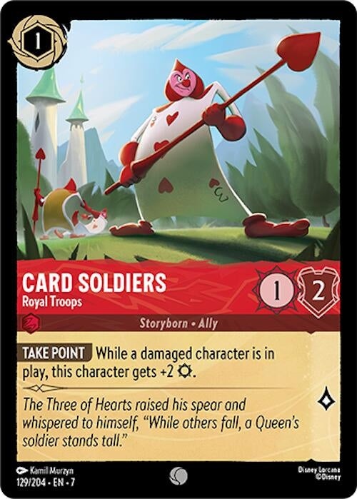 Image for Card Soldiers - Royal Troops (129/204) [Archazia's Island] - Disney Lorcana