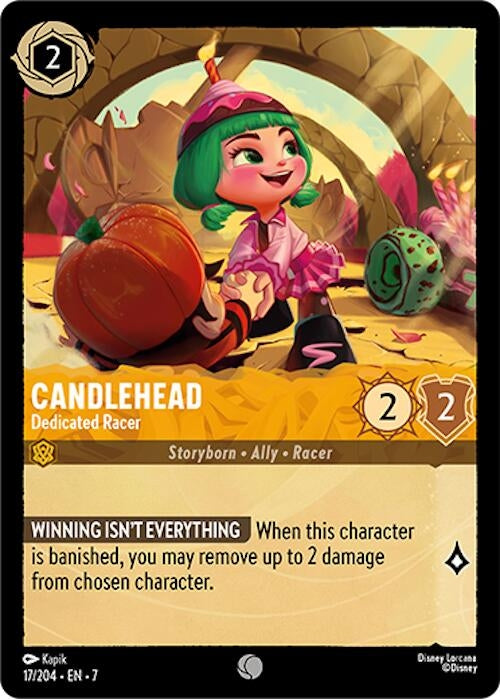 Image for Candlehead - Dedicated Racer (17/204) [Archazia's Island] - Disney Lorcana