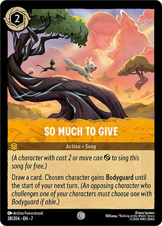 Image for So Much to Give (38/204) [Archazia's Island] - Disney Lorcana