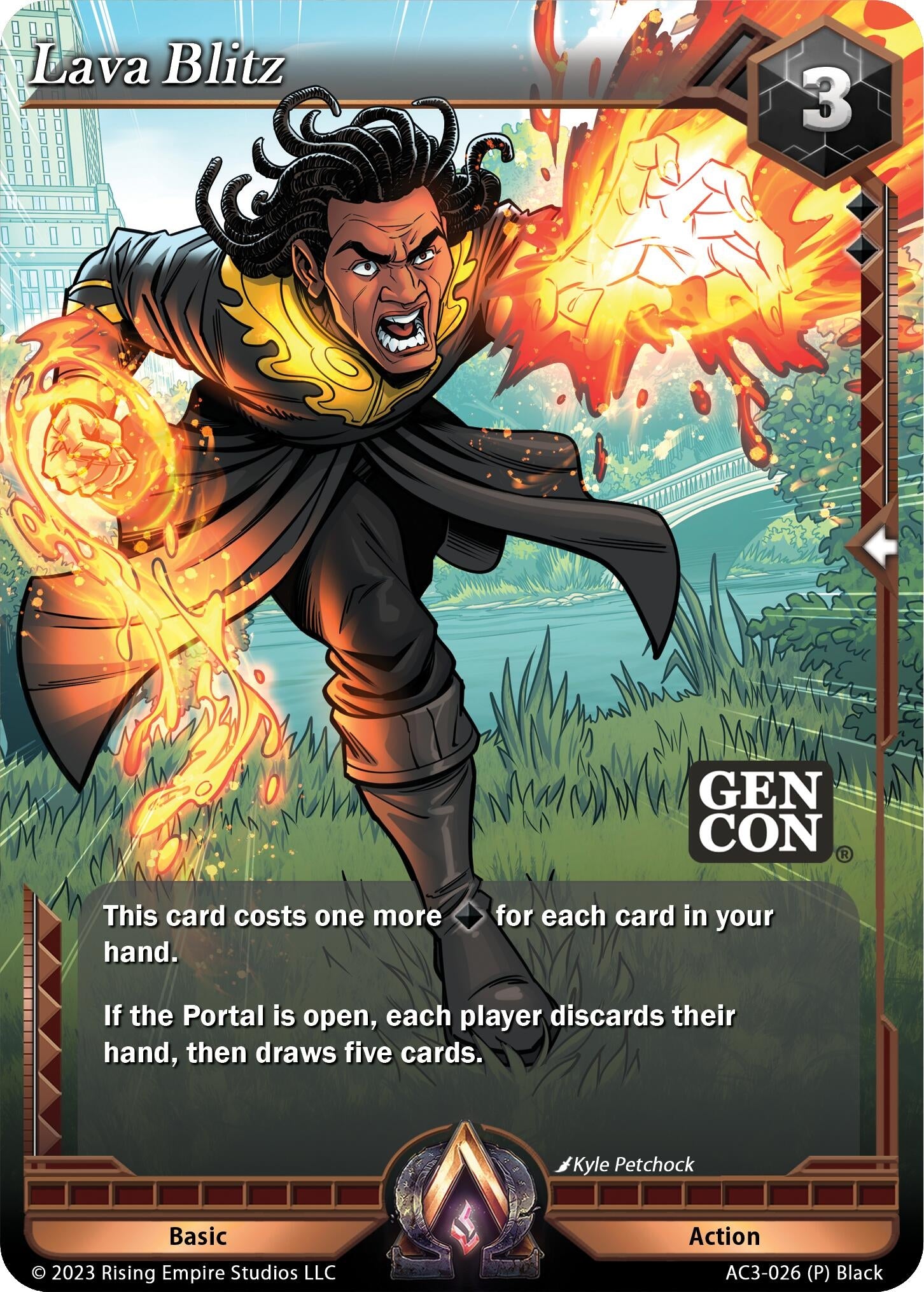 Image for Lava Blitz (Gen Con Promo) (AC3-026) [Unrivaled] - Alpha Clash