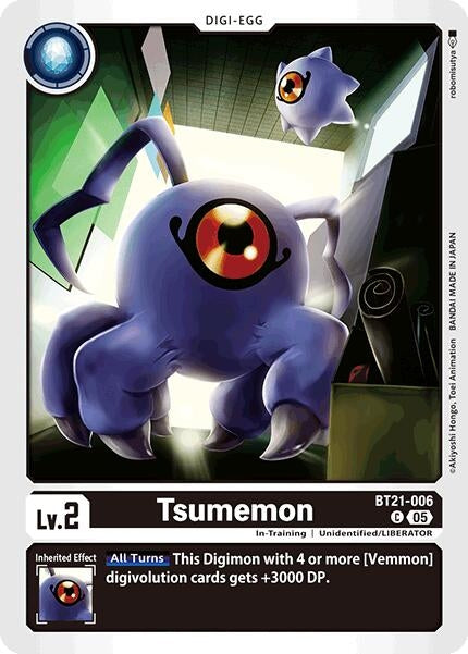 Tsumemon (BT21-006 C) (World Convergence)