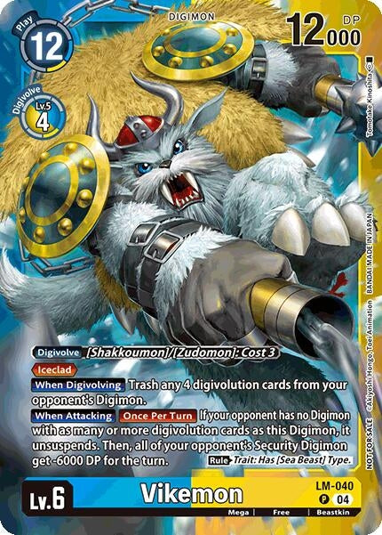 Image for Vikemon (Limited Card Pack) (LM-040 P) (World Convergence) - Digimon Card Game