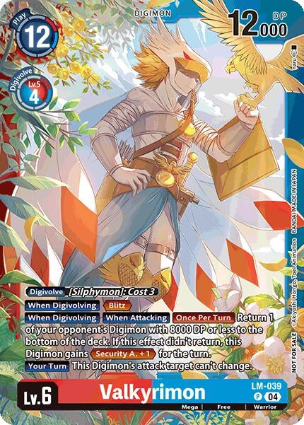 Image for Valkyrimon (Limited Card Pack) (LM-039 P) (World Convergence) - Digimon Card Game