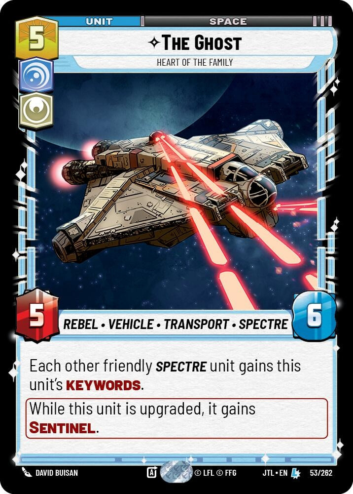 Image for The Ghost - Heart of the Family (053/262) (Jump to Lightspeed) - Star Wars: Unlimited