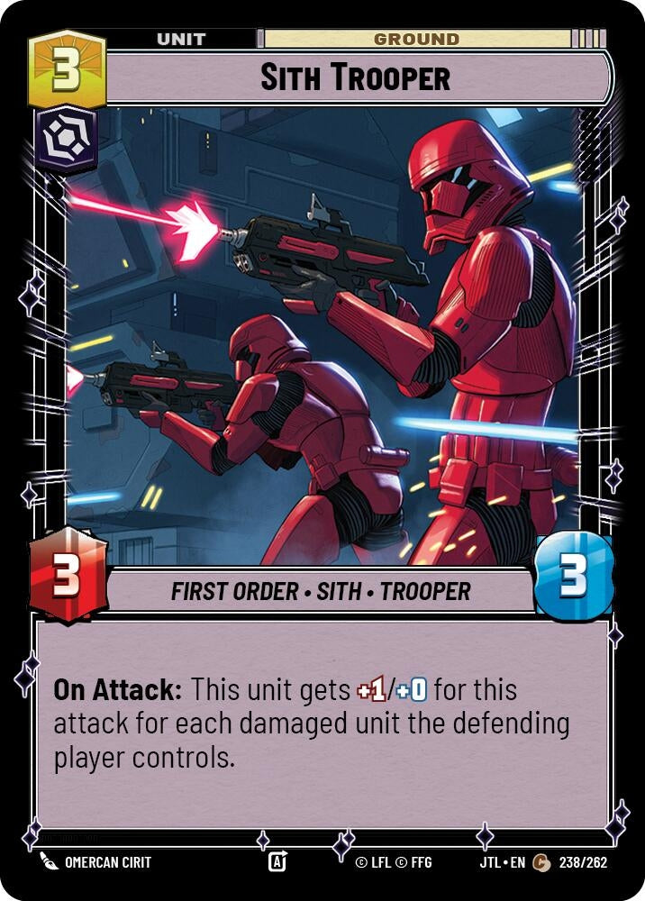 Image for Sith Trooper (238/262) (Jump to Lightspeed) - Star Wars: Unlimited
