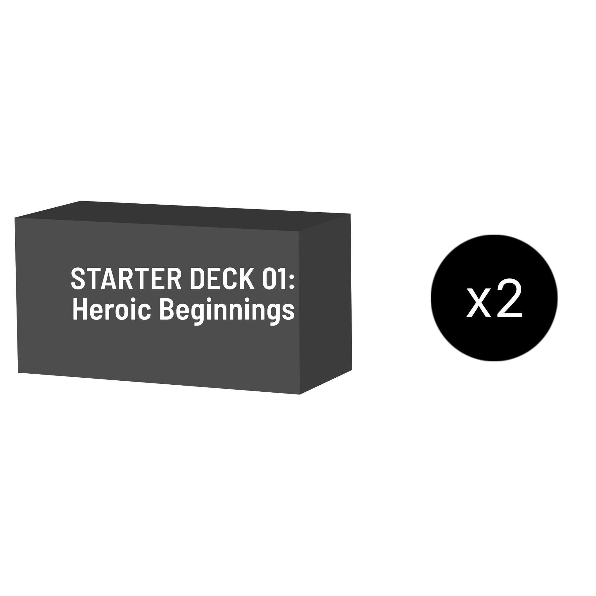 Image for Starter Deck 01: Heroic Beginnings - Gundam Assemble Starter Set Display Case - Gundam Card Game