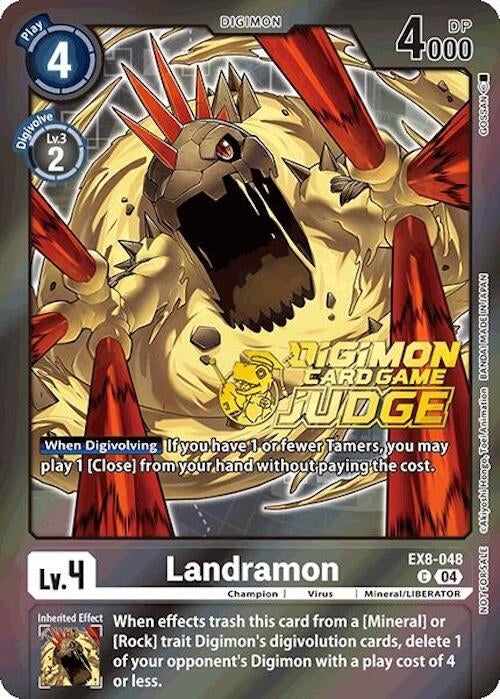 Image for Landramon (Judge Pack 2025 Wave 1) (EX8-048 C) (Chain of Liberation) - Digimon Card Game