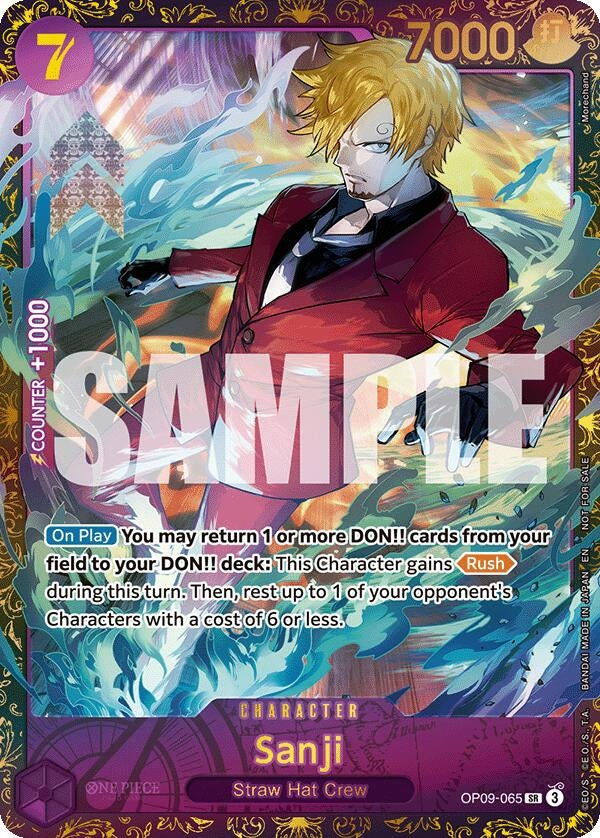 Image for Sanji (Championship 25-26 Regionals Season 1) (OP09-065) (One Piece Promotion Cards) - One Piece Card Game