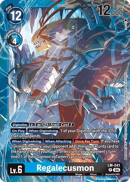 Image for Regalecusmon (Limited Card Pack) (LM-041 P) (World Convergence) - Digimon Card Game