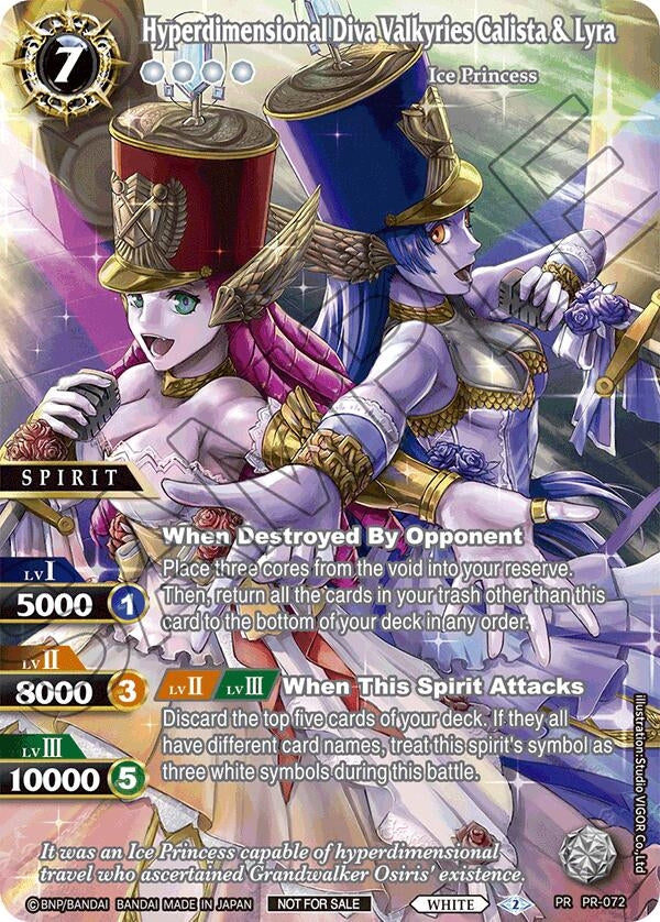 Image for Hyperdimensional Diva Valkyries Calista & Lyra (PR-072) [Battle Spirits Saga Promo Cards] - Battle Spirits Saga