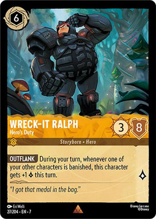 Image for Wreck-It Ralph - Hero's Duty (27/204) [Archazia's Island] - Disney Lorcana