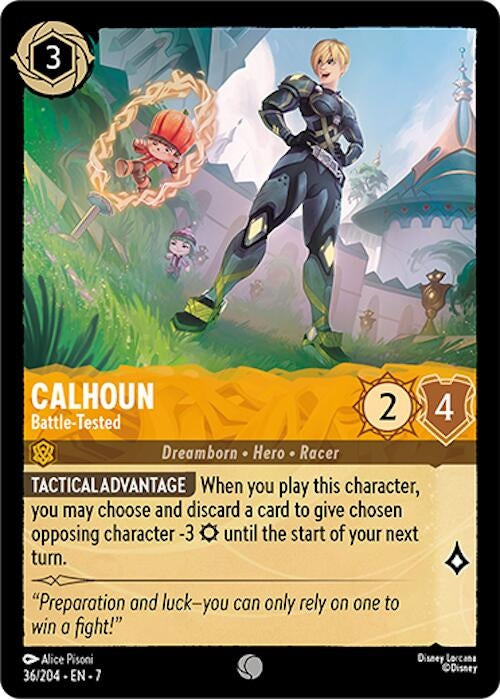 Image for Calhoun - Battle-Tested (36/204) [Archazia's Island] - Disney Lorcana
