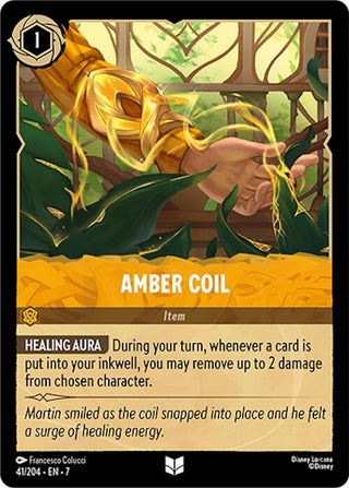 Image for Amber Coil (41/204) [Archazia's Island] - Disney Lorcana