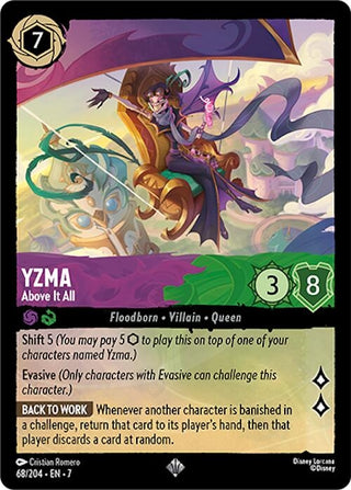 Image for Yzma - Above It All (68/204) [Archazia's Island] - Disney Lorcana