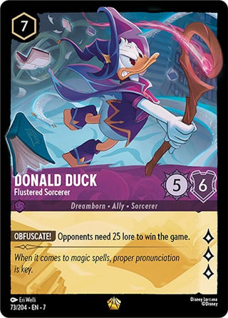 Image for Donald Duck - Flustered Sorcerer (73/204) [Archazia's Island] - Disney Lorcana