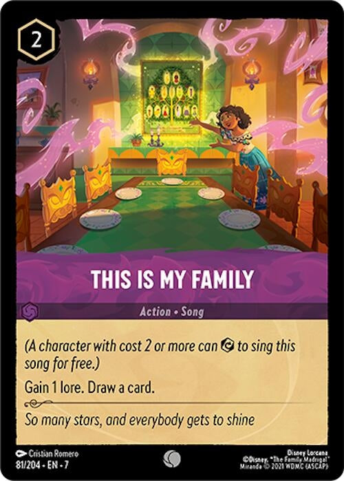 Image for This Is My Family (81/204) [Archazia's Island] - Disney Lorcana