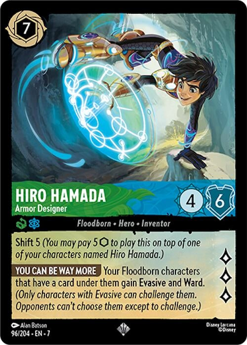 Image for Hiro Hamada - Armor Designer (96/204) [Archazia's Island] - Disney Lorcana