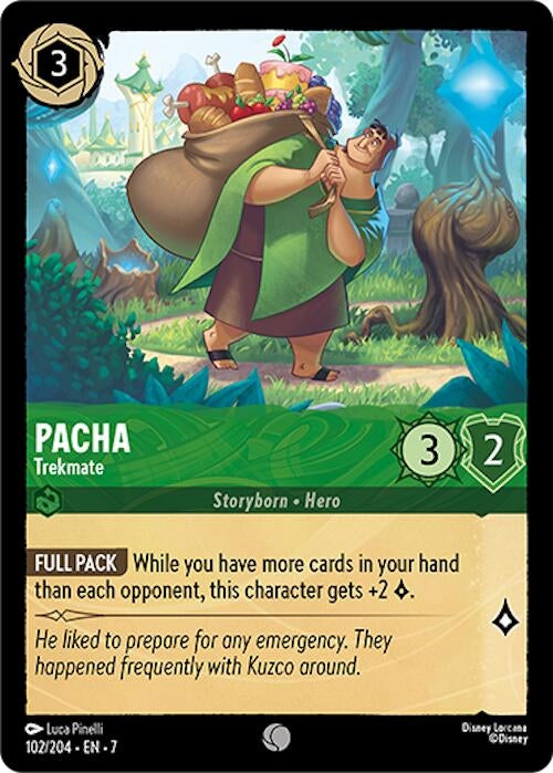 Image for Pacha - Trekmate (102/204) [Archazia's Island] - Disney Lorcana