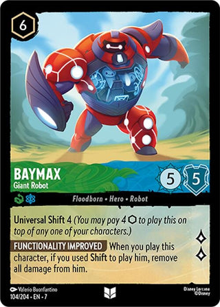 Image for Baymax - Giant Robot (104/204) [Archazia's Island] - Disney Lorcana