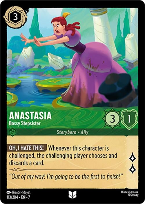 Image for Anastasia - Bossy Stepsister (113/204) [Archazia's Island] - Disney Lorcana