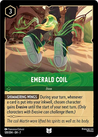 Image for Emerald Coil (120/204) [Archazia's Island] - Disney Lorcana