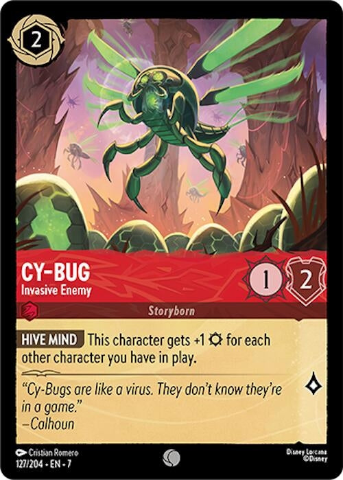 Image for Cy-Bug - Invasive Enemy (127/204) [Archazia's Island] - Disney Lorcana