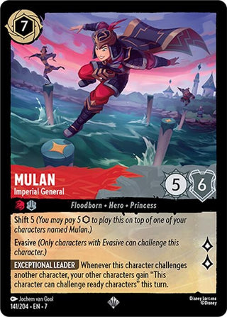 Image for Mulan - Imperial General (141/204) [Archazia's Island] - Disney Lorcana