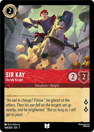 Image for Sir Kay - Unruly Knight (144/204) [Archazia's Island] - Disney Lorcana