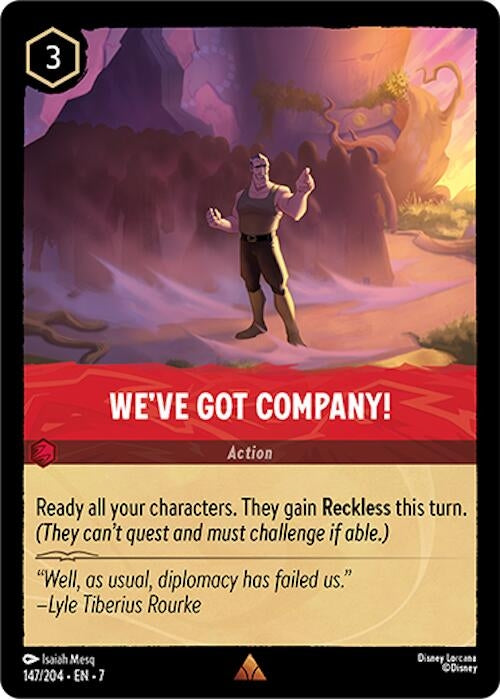 Image for We've Got Company! (147/204) [Archazia's Island] - Disney Lorcana