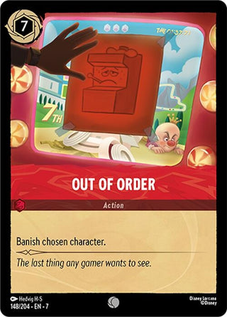 Image for Out of Order (148/204) [Archazia's Island] - Disney Lorcana