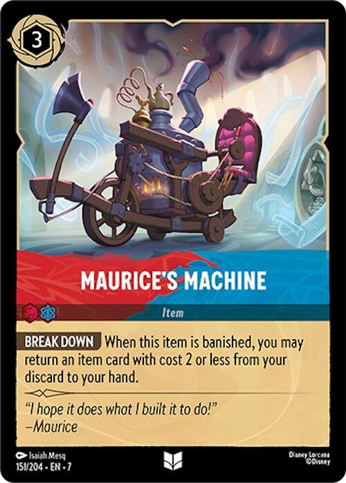 Image for Maurice's Machine (151/204) [Archazia's Island] - Disney Lorcana