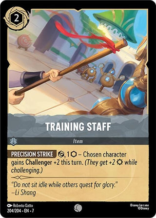 Image for Training Staff (204/204) [Archazia's Island] - Disney Lorcana