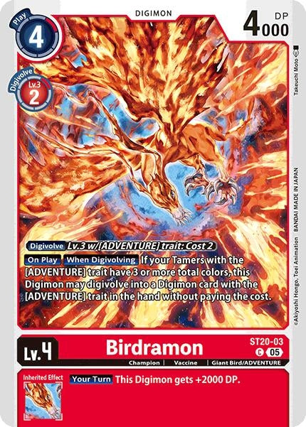 Image for Birdramon (ST20-03 C) (Starter Deck 20: Protector of Light) - Digimon Card Game