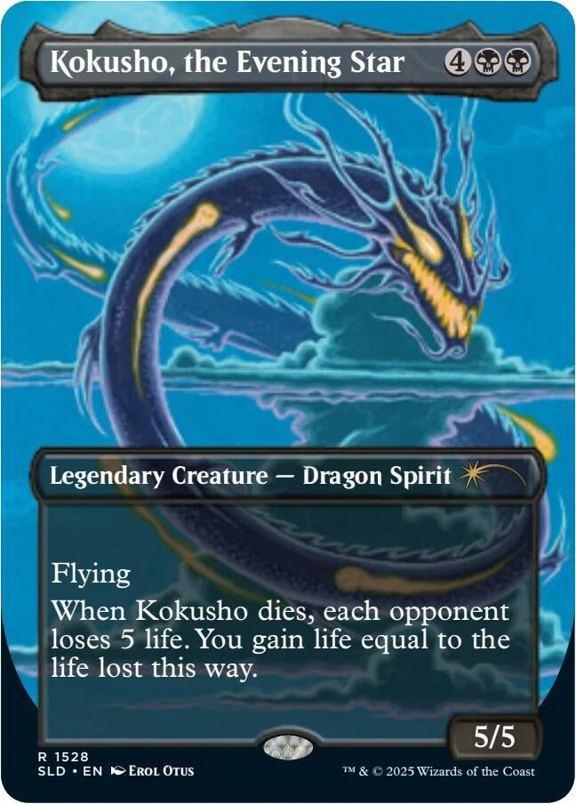 Image for Kokusho, the Evening Star (Rainbow Foil) (1528) (Secret Lair Drop Series) - Magic: The Gathering