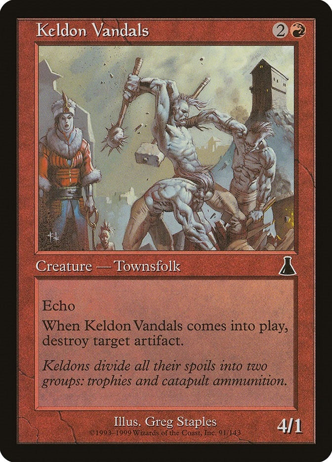 Keldon Vandals (91) [UDS] - MTG Single