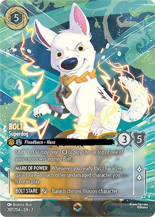 Image for Bolt - Superdog (Enchanted) (207/204) [Archazia's Island] - Disney Lorcana