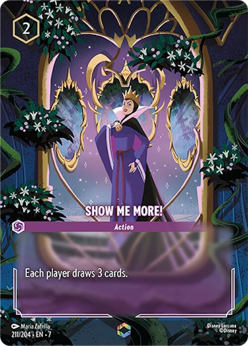 Image for Show Me More! (Enchanted) (211/204) [Archazia's Island] - Disney Lorcana