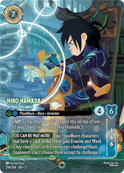 Image for Hiro Hamada - Armor Designer (Enchanted) (214/204) [Archazia's Island] - Disney Lorcana