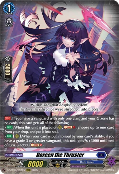 Image for Doreen the Thruster (DZ-BT06/008EN) [DZ-BT06: Generation Dragenesis] - Cardfight Vanguard