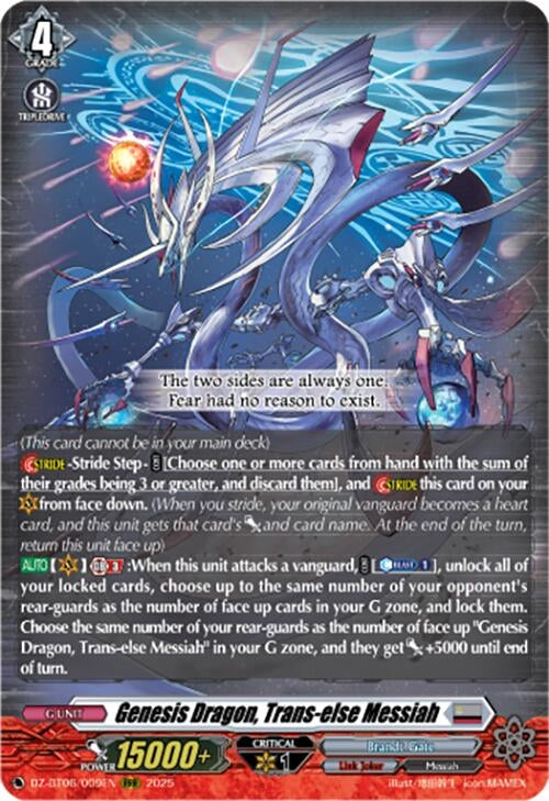 Image for Genesis Dragon, Trans-else Messiah (DZ-BT06/009EN) [DZ-BT06: Generation Dragenesis] - Cardfight Vanguard