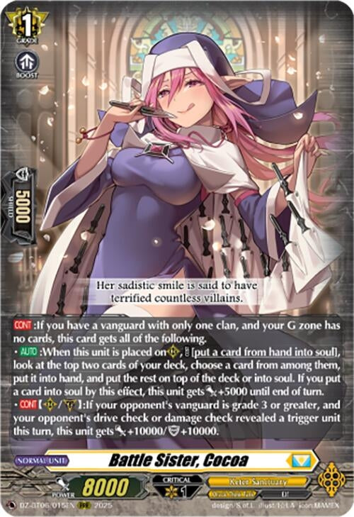 Image for Battle Sister, Cocoa (DZ-BT06/015EN) [DZ-BT06: Generation Dragenesis] - Cardfight Vanguard