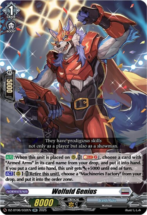 Image for Wolfuld Genius (DZ-BT06/032EN) [DZ-BT06: Generation Dragenesis] - Cardfight Vanguard