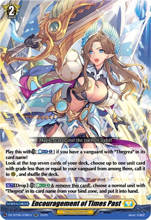 Image for Encouragement of Times Past (DZ-BT06/038EN) [DZ-BT06: Generation Dragenesis] - Cardfight Vanguard