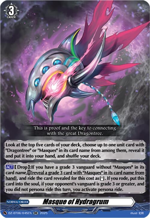 Image for Masque of Hydragrum (DZ-BT06/045EN) [DZ-BT06: Generation Dragenesis] - Cardfight Vanguard