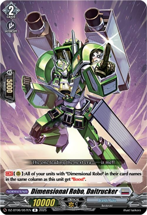 Image for Dimensional Robo, Daitrucker (DZ-BT06/057EN) [DZ-BT06: Generation Dragenesis] - Cardfight Vanguard