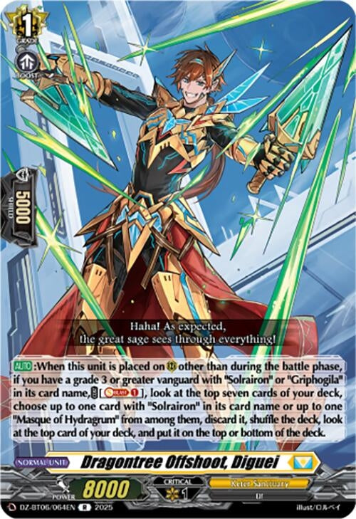 Image for Dragontree Offshoot, Diguei (DZ-BT06/064EN) [DZ-BT06: Generation Dragenesis] - Cardfight Vanguard