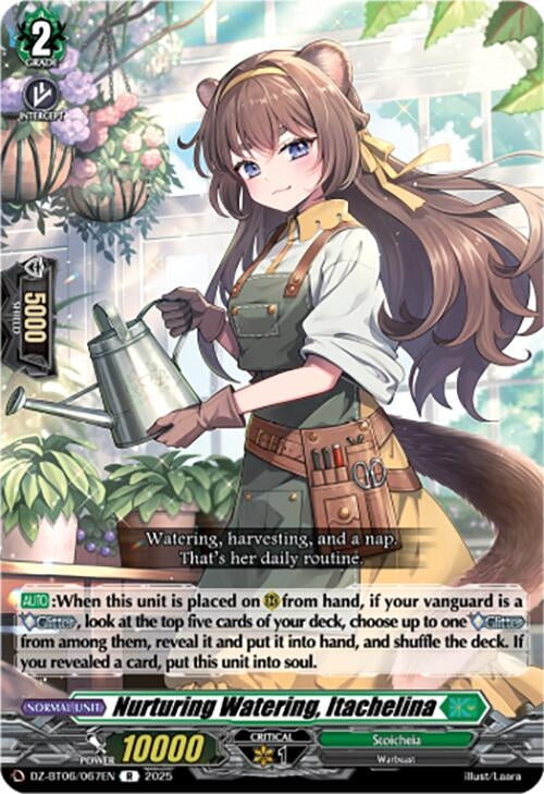 Image for Nurturing Watering, Itachelina (DZ-BT06/067EN) [DZ-BT06: Generation Dragenesis] - Cardfight Vanguard