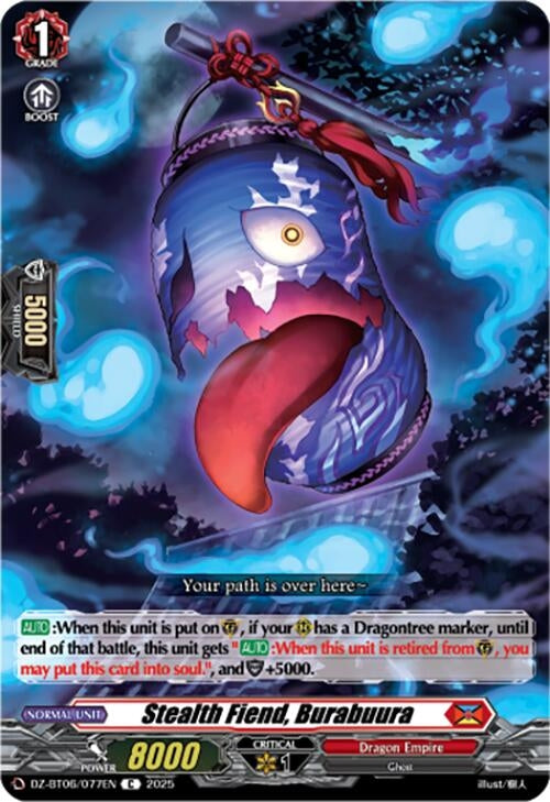 Image for Stealth Fiend, Burabuura (DZ-BT06/077EN) [DZ-BT06: Generation Dragenesis] - Cardfight Vanguard