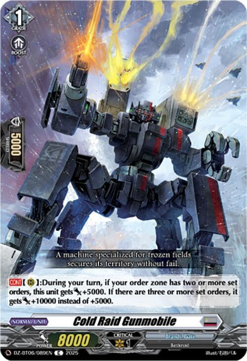 Image for Cold Raid Gunmobile (DZ-BT06/089EN) [DZ-BT06: Generation Dragenesis] - Cardfight Vanguard