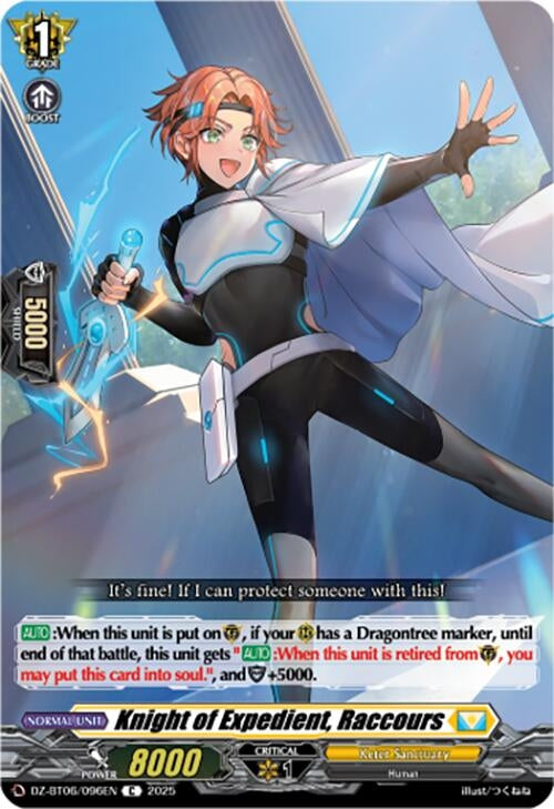 Image for Knight of Expedient, Raccours (DZ-BT06/096EN) [DZ-BT06: Generation Dragenesis] - Cardfight Vanguard